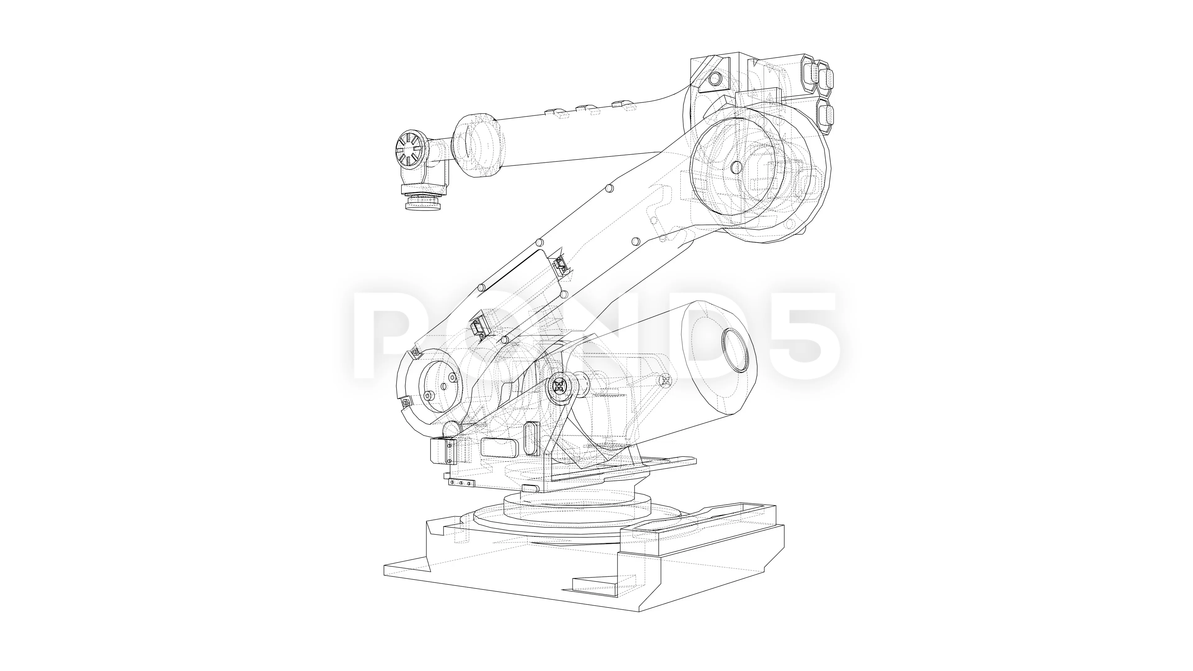 Sketch Of Robotic Arm Icon Over White Background, Vector Illustration  Royalty Free SVG, Cliparts, Vectors, and Stock Illustration. Image 97893044.