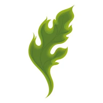 Sketch of a tree leaf icon Vector Illustrazione stock