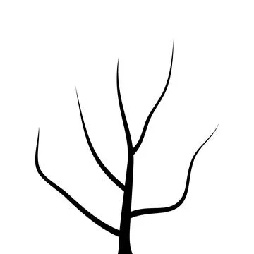 Sketch tree Foto stock