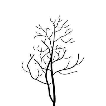 Sketch tree Stock Photos