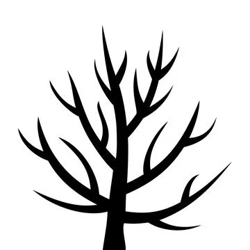 Sketch tree Foto stock