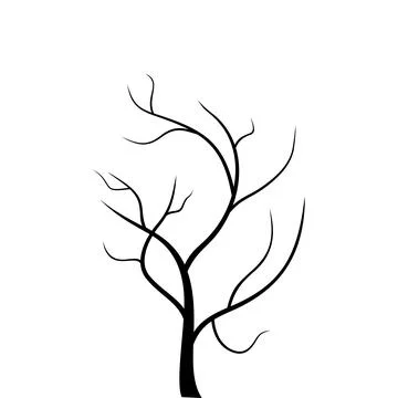 Sketch tree Foto stock