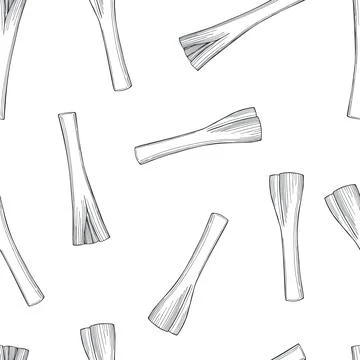 Sketch vegetables. Vector pattern Stock Illustration