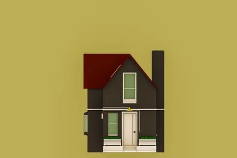 Sketched house Stock Illustration
