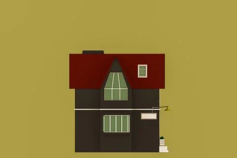 Sketched house Stock Illustration