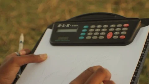 Sketching hands  Stock-Footage 97103577