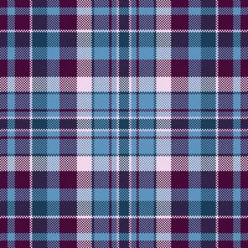 Sketching seamless plaid pattern, back to school fabric background tartan. .. Stock Illustration