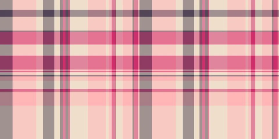 Sketching textile seamless background, upscale vector plaid tartan. Comfort.. Stock Illustration
