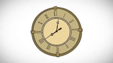 SketchVideoWatchClock-09 1 Stock Footage 127933343