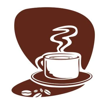 Sketchy coffee in cup Stock Illustration
