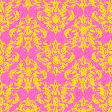 Sketchy Damask Background Stock Illustration