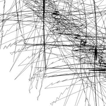 Sketchy lines art image. Pattern with random scribble / sketchy intersecting  Illustrazione stock
