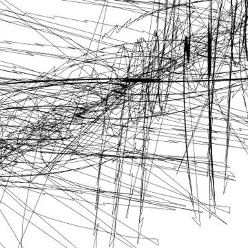 Sketchy lines art image. Pattern with random scribble / sketchy intersecting  Illustrazione stock