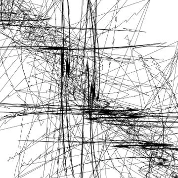 Sketchy lines art image. Pattern with random scribble / sketchy intersecting  Illustrazione stock