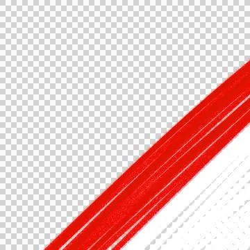 Sketchy Scribble Line Diagonal Indonesia Flag Design Stock Illustration