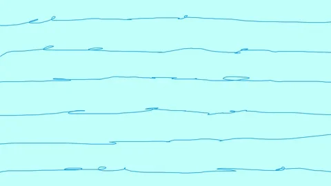Sketchy script animation. Scribble doodles - simple abstract shapes. Stock Footage 91410197