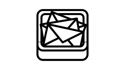 Skeuomorphism ux ui design line icon animation Stock Footage 326758178