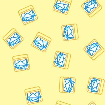 Skeuomorphism ux ui design vector seamless pattern Stock Illustration