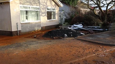 Skewen Flood 動画素材 240192144