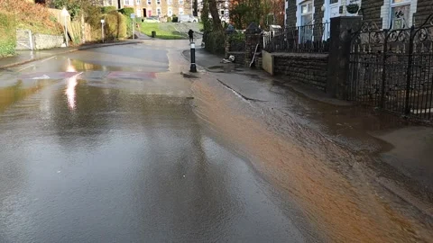 Skewen Flood 動画素材 240193880