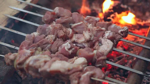 Skewer Stock Footage 24611769