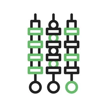 Skewer Icon Image. Stock-Illustration