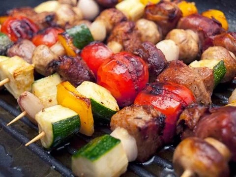 Skewers Foto stock