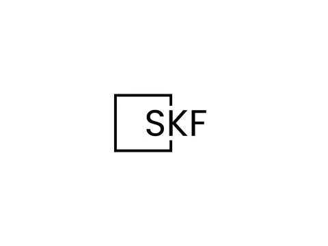 SKF letter initial logo design vector illustration Stock Illustration