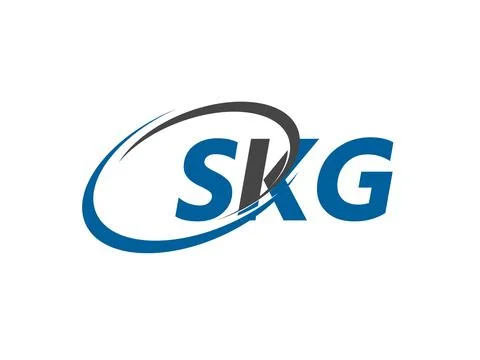 SKG creative logo design vector illustration Stock Illustration