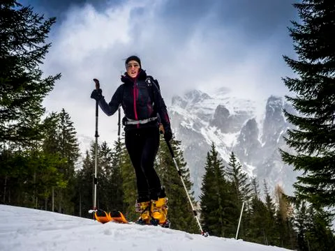 Ski alper Stock Photos