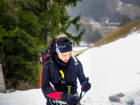 Ski alper Stock Photos