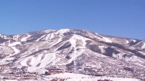 Ski area in Colorado Stock Footage 57814653
