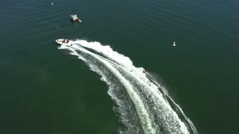 Ski boat 스톡 동영상 139485009