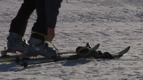 Ski boot 02 Video stock 10688151