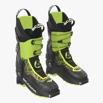 Ski Boots 3D Model