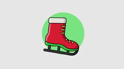 Ski boots icon animation motion graphic illustration design video Stock Footage 291962151