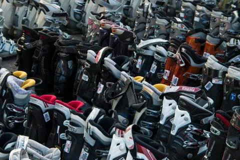 Ski boots Stock Photos