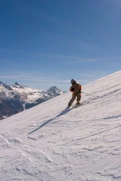 Ski boy Stock Photos