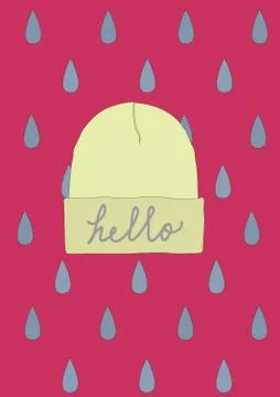 Ski Cap Illustration