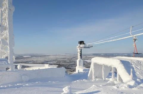 Ski center Stock Photos