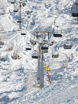 Ski chair Stock Photos