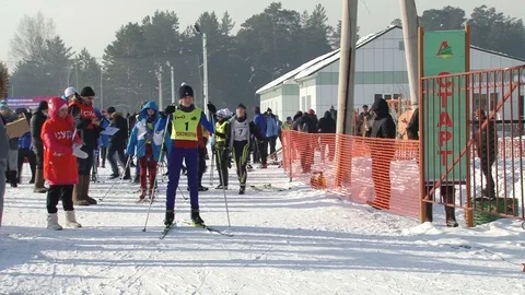 Ski competitions Stock Footage 103503402