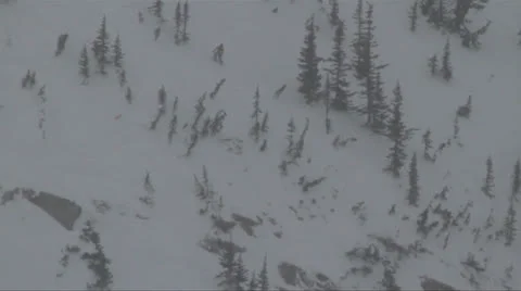 Ski Crash on Big Mountain Video stock 26661425