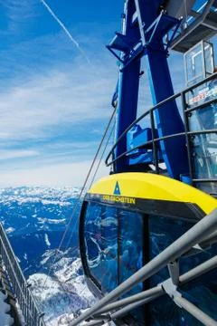 Ski elevator at ski resort 写真素材