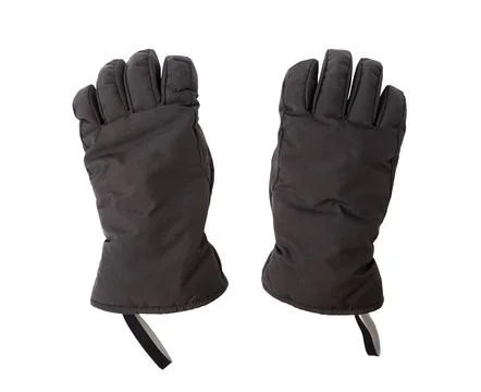 Ski gloves 스톡 사진
