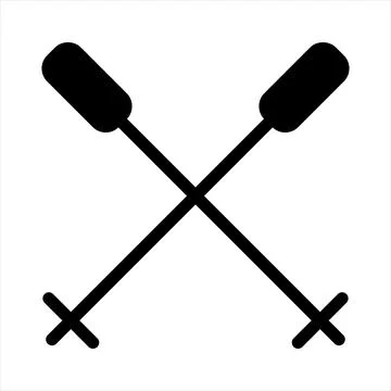 Ski glyph icon vector illustration isolated on white background Stock Illustration