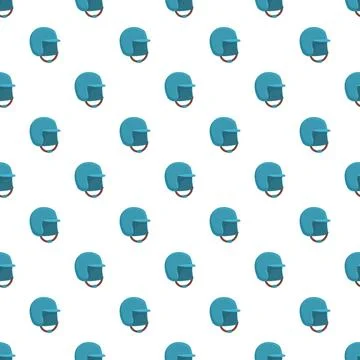 Ski helmet pattern design for winter sport background Illustrazione stock