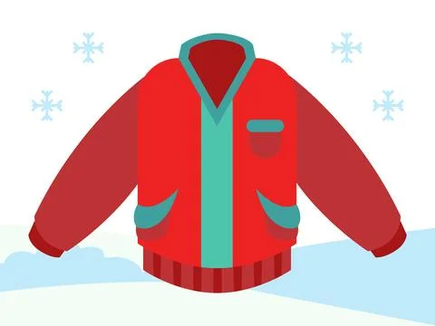Ski Jacket Concept Illustration Stock Illustration