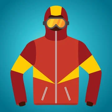 Ski jacket Stock Illustration