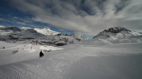 Ski Jump 3 Vídeo Stock 1045806